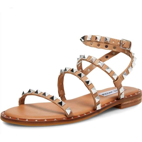 Women's Steve Madden "Travel" Studded Strappy Sandals | Size 7.5 - Picture 1 of 7